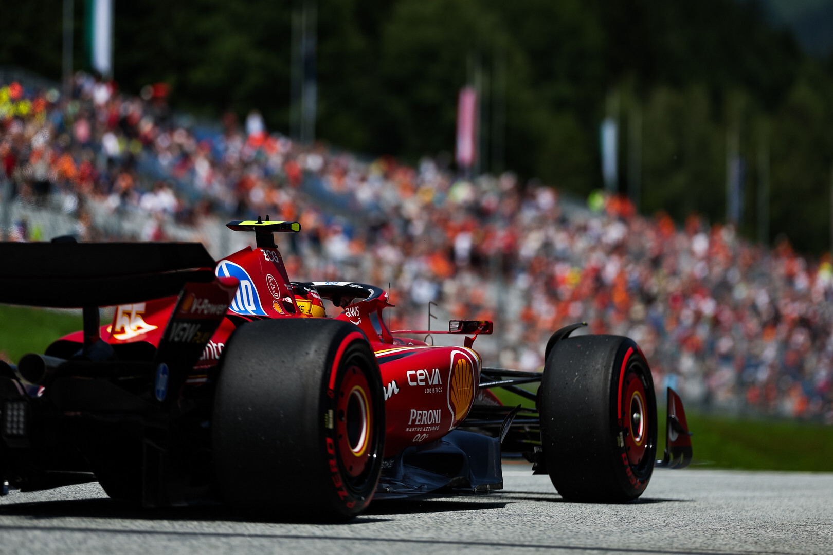 Ferrari auto Sainz Oostenrijk