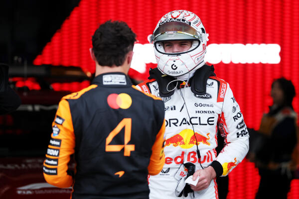Lando Norris en Max Verstappen - GP Japan 2025