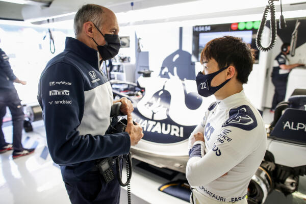 Franz Tost / Yuki Tsunoda / AAlphaTauri / 2021