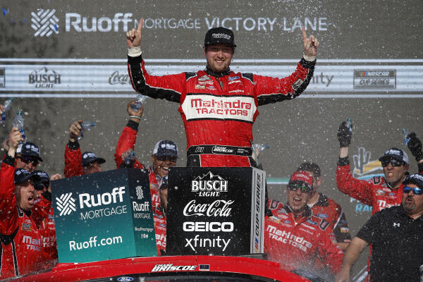 Chase Briscoe na nascar win
