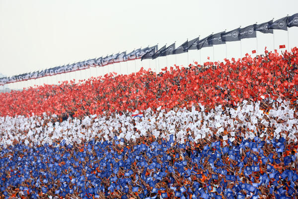 Rood wit blauw fans, Zandvoort, 2022