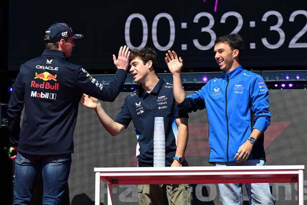 Verstappen, Colapinto en Gasly