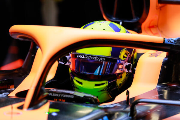 Norris tests bahrein