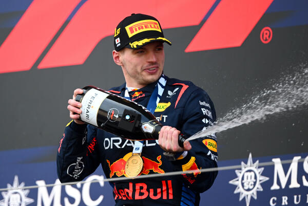 Max Verstappen podium Japan 2024