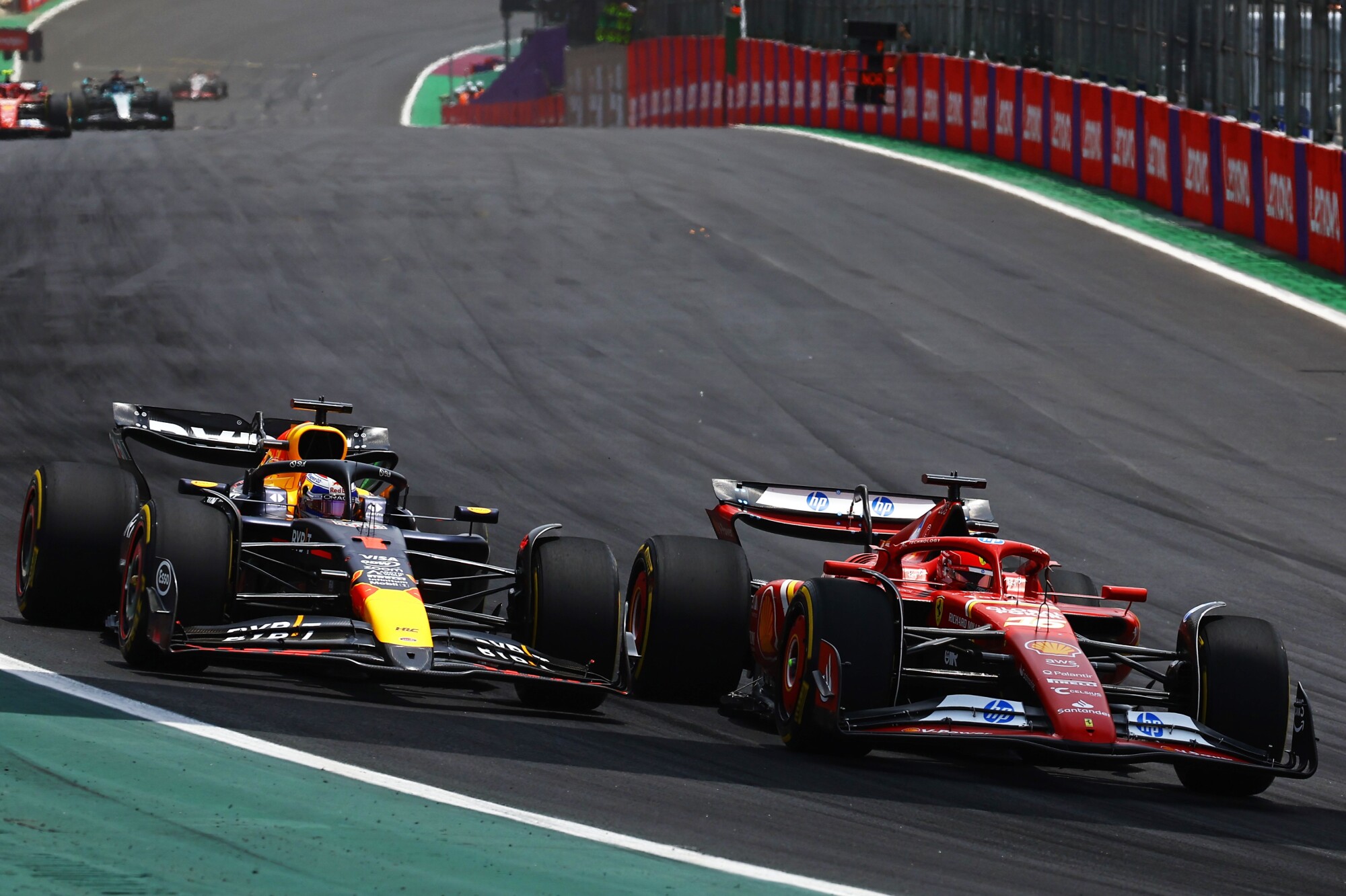 Verstappen Leclerc Brazilie 2024