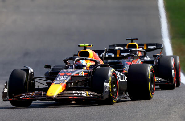 Sergio Perez Max Verstappen Belgie GP