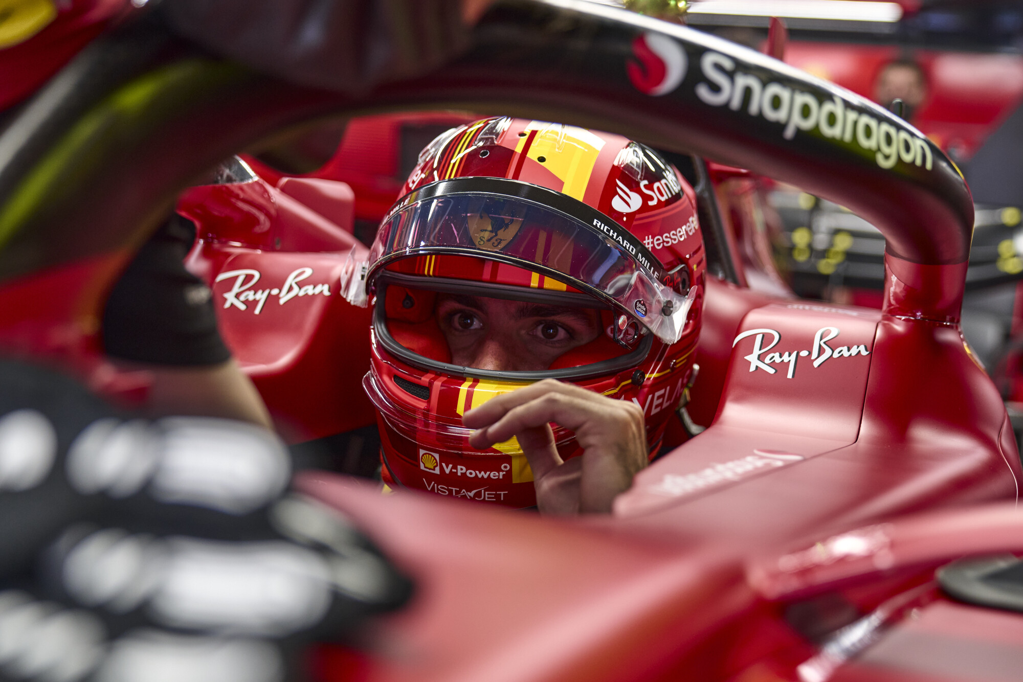 carlos sainz auto spanje