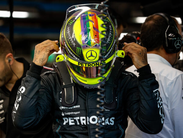 Lewis Hamilton vrijdag Singapore 2023