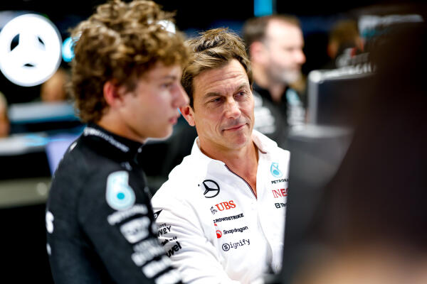 Kimi Antonelli, Toto Wolff 2024