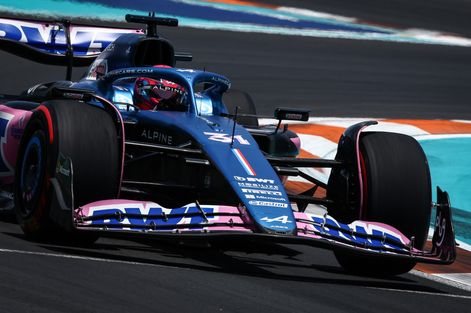 Esteban Ocon zaterdag Miami 2023